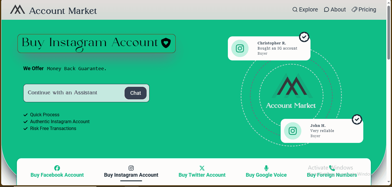 Account Market SPA