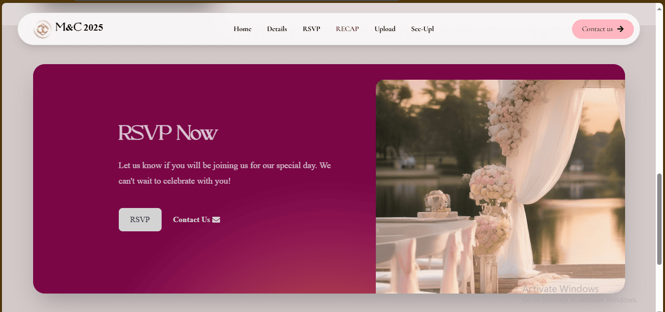 Wedding Management Platform